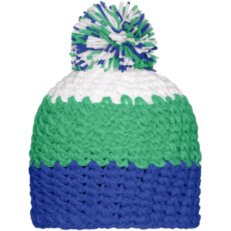 MB7940 Crocheted Cap with Pompon